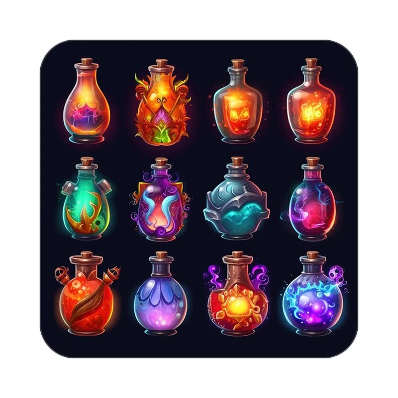 زیر لیوانی کاکتی طرح هری پاتر Harry Potter مدل mp44484