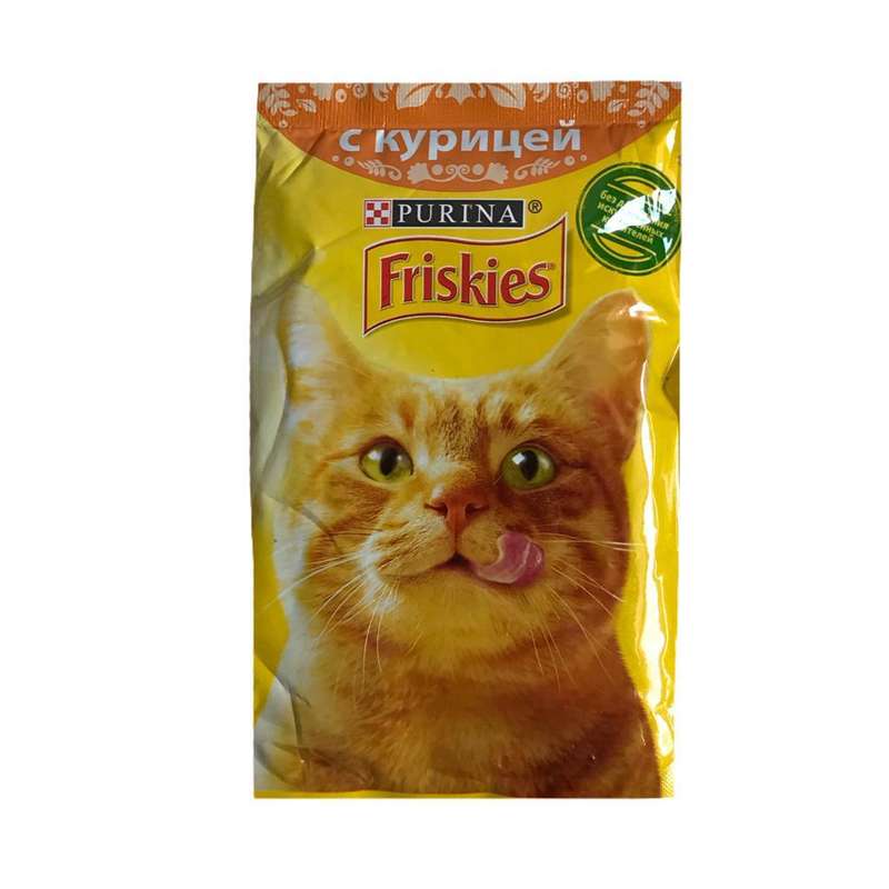 غذای پوچ گربه فریسکیز مدل گوشت گاو وزن 85 گرم