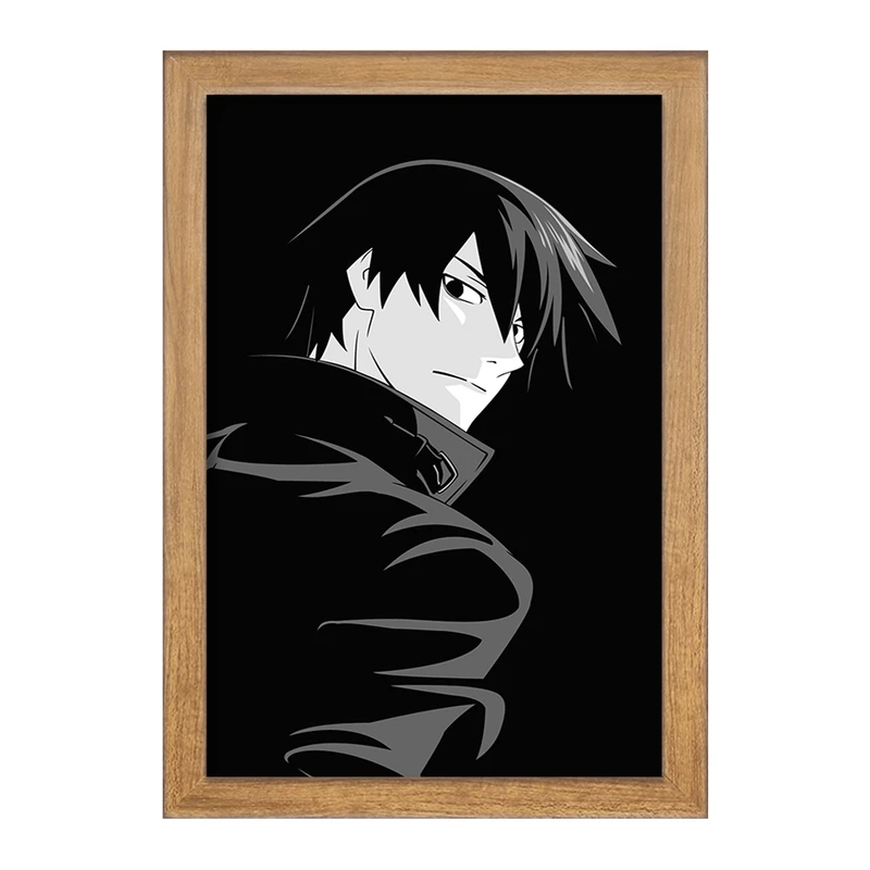 تابلو خندالو مدل هی انیمه تاریک تر از سیاهی Darker Than Black  کد 22583
