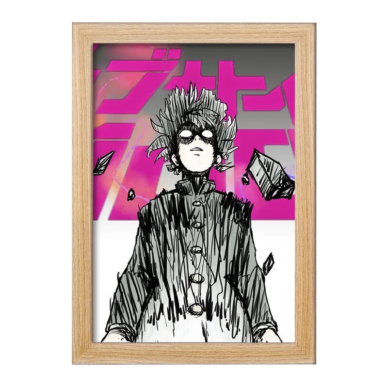تابلو خندالو مدل ریتسو انیمه موب سایکو Mob Psycho 100 کد 24494