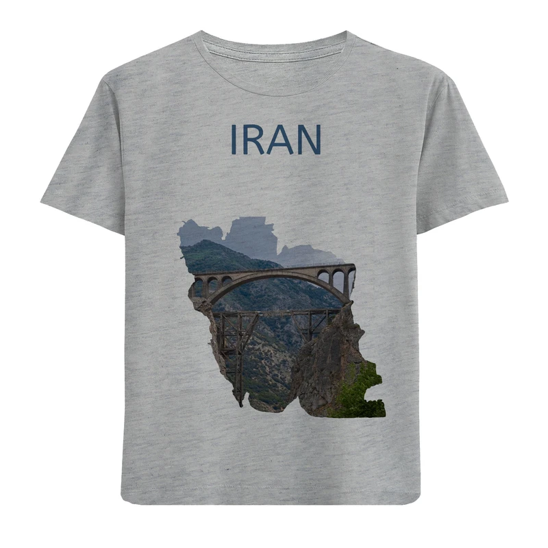 تی‌شرت آستین کوتاه پسرانه مدل ایران N281