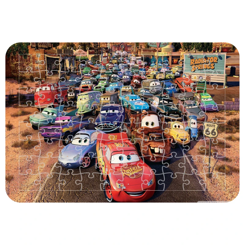 پازل 54 تکه مدل CHB1794 طرح انیمیشن ماشین ها مک کویین