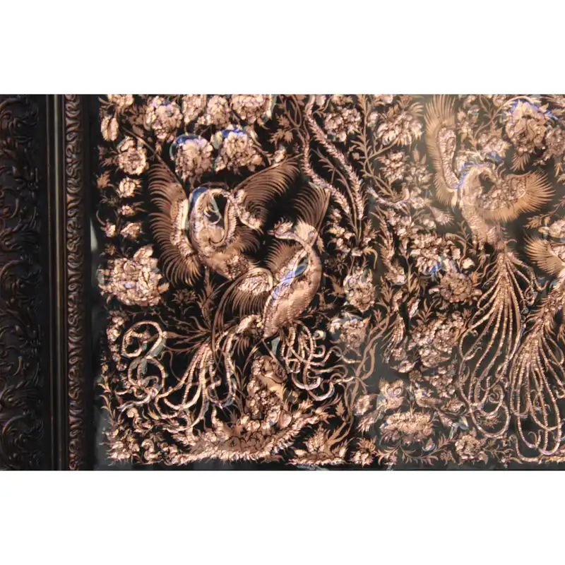 تابلو قلمزنی مدل ققنوس کد s102