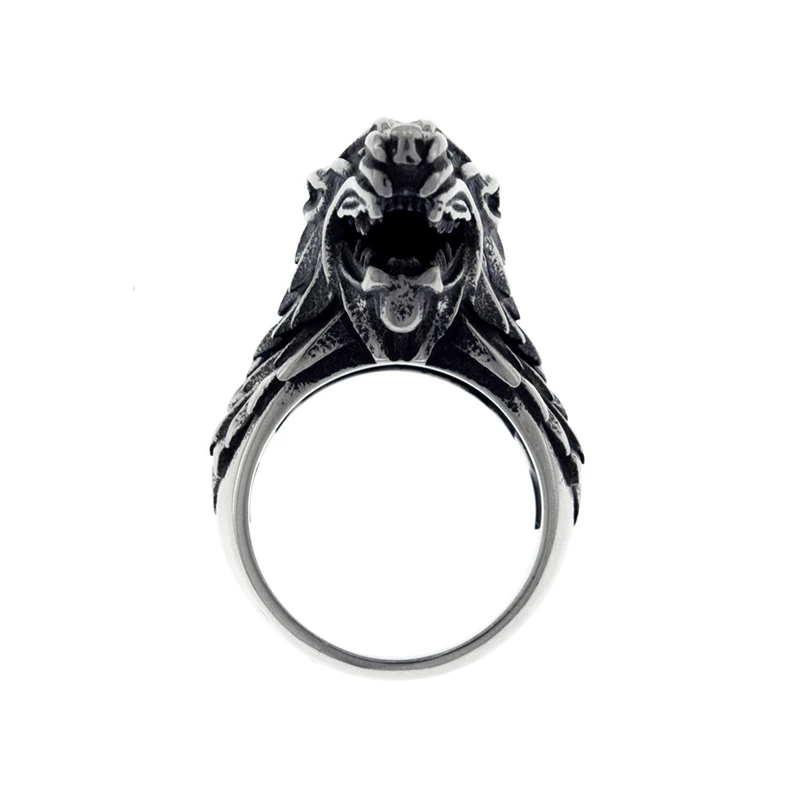 انگشتر مردانه بییر مدل 11902 طرح بازی تاج و تخت استارک