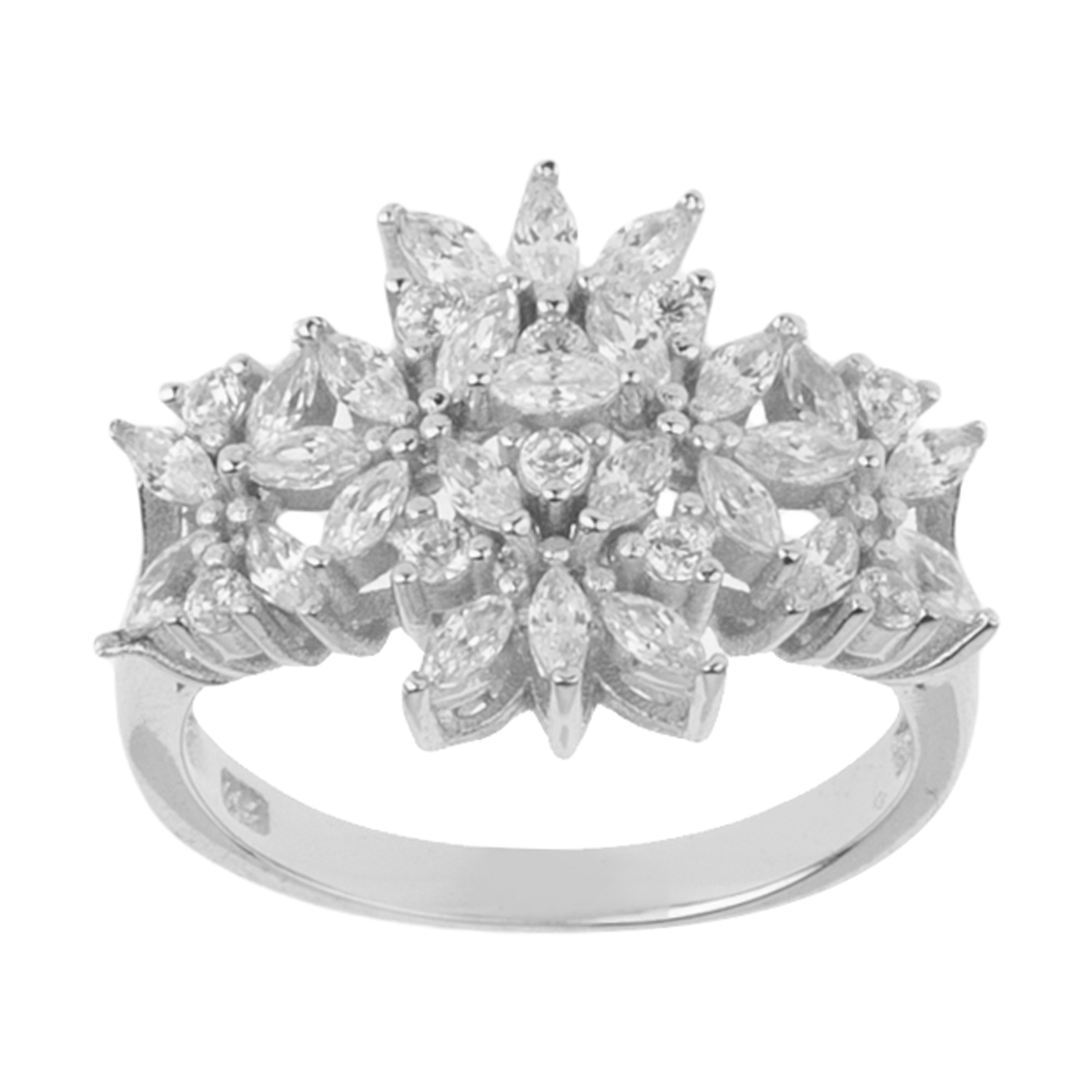 انگشتر نقره زنانه گالری رویتال مدل 110-5