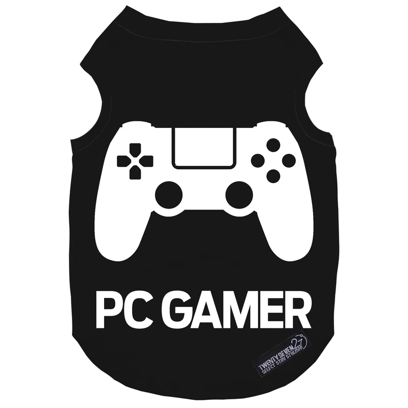 لباس سگ و گربه 27 طرح Gamer Daste کد MH1479 سایز L