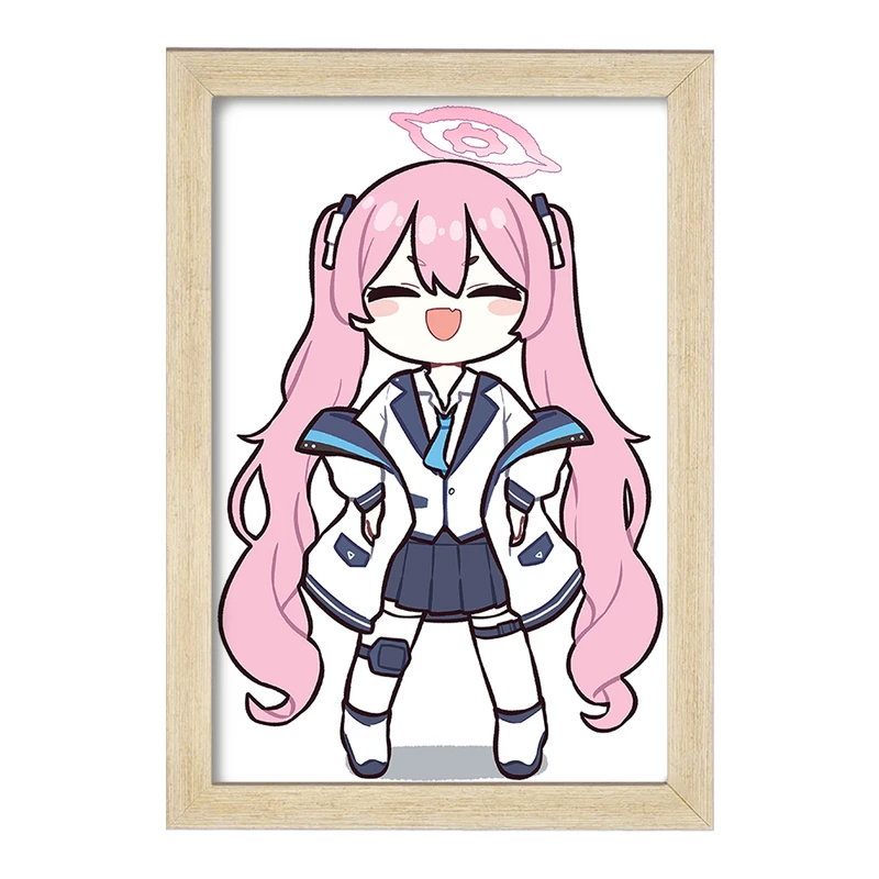 تابلو خندالو مدل بازی آرشیو آبی (Blue Archive) کد 34291