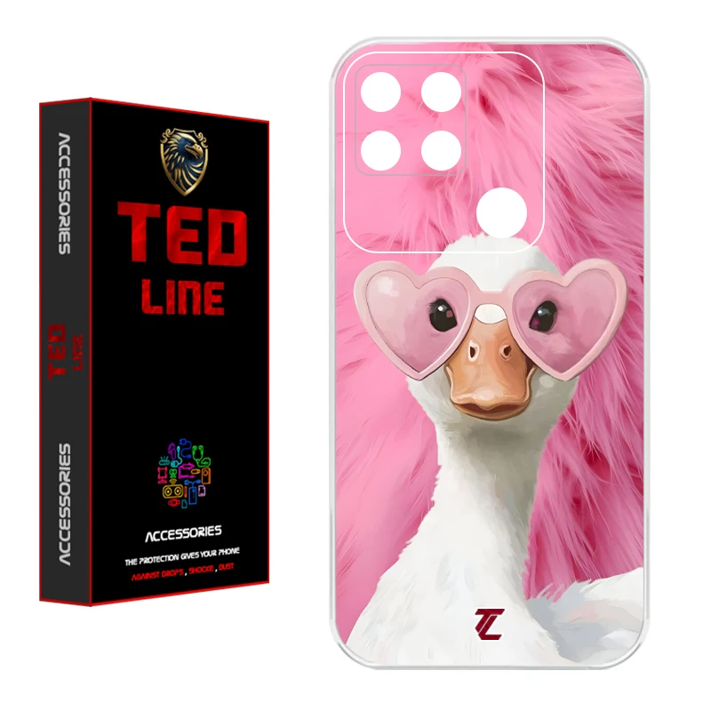 کاور تدلاین طرح اردک کد 1166 مناسب برای گوشی موبایل شیائومی Redmi 10A / 9C