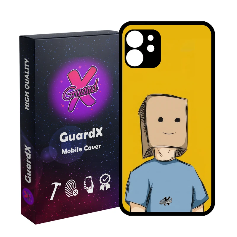 کاور گارد ایکس طرح کارتن مدل Glass10596 مناسب برای گوشی موبایل اپل iPhone 11