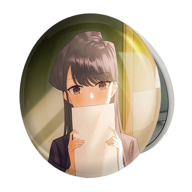 آینه جیبی خندالو طرح انیمه کومی سان مدل تاشو کد 16105 