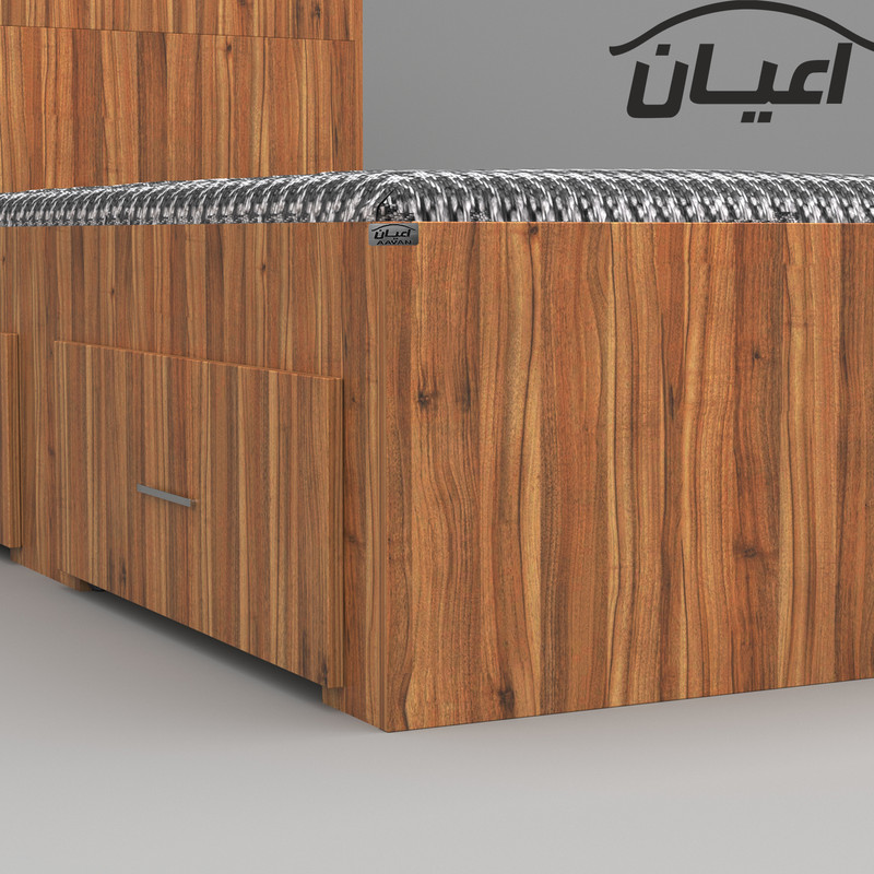 تخت خواب یکنفره اعیان مدل FH525 سایز 120x200 سانتی متر