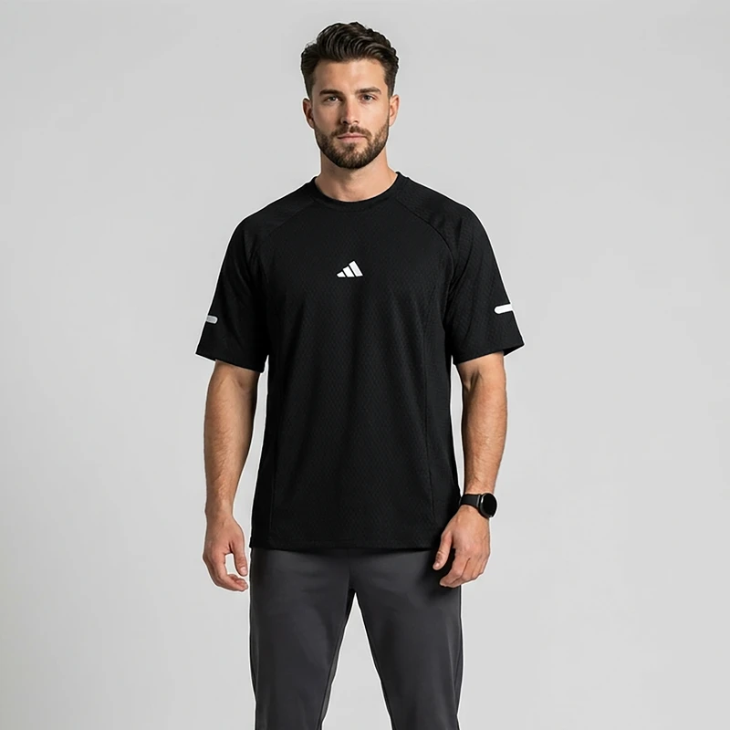 تی‌شرت ورزشی آستین کوتاه مردانه مدل Loose Fit_92
