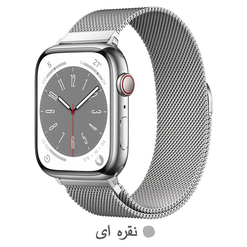 بند واچ من مدل Milanese Magnetic مناسب برای اپل واچ سری 10 سایز 46 میلی متری