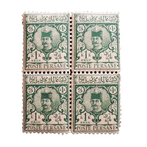 تمبر یادگاری مدل قاجار کد NAS-MEH-66 بسته 4 عددی