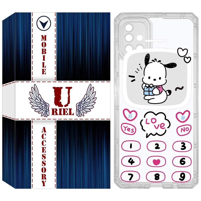 کاور یوریل مدل Clear کد 16 طرح موبایلی مناسب برای گوشی موبایل سامسونگ Galaxy A51