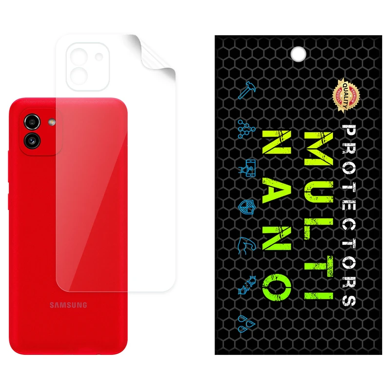 محافظ پشت گوشی شفاف نانو هیدروژل مولتی نانو مدل X-F1T مناسب برای گوشی موبایل سامسونگ Galaxy A03