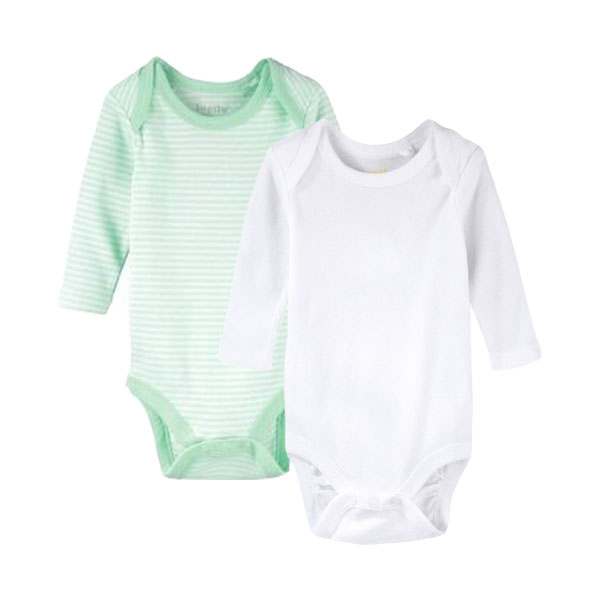 بادی آستین بلند نوزادی لوپیلو مدل 300zd مجموعه 2 عددی