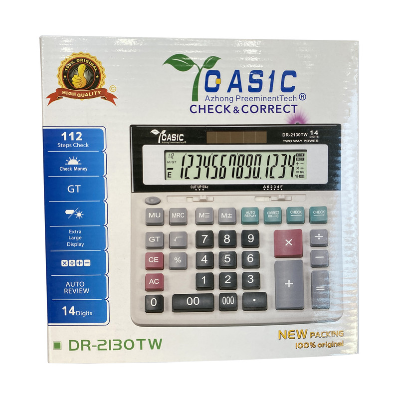 ماشین حساب کاسیک مدل DR2130TW-112