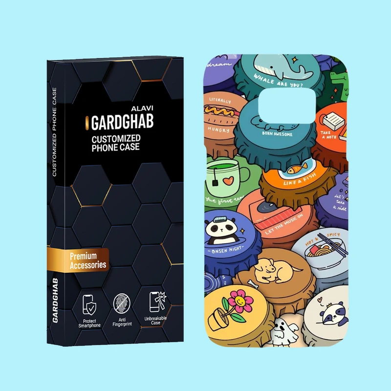 کاور گارد قاب علوی مدل کارتنی و انیمه مناسب برای گوشی موبایل سامسونگ Galaxy S7