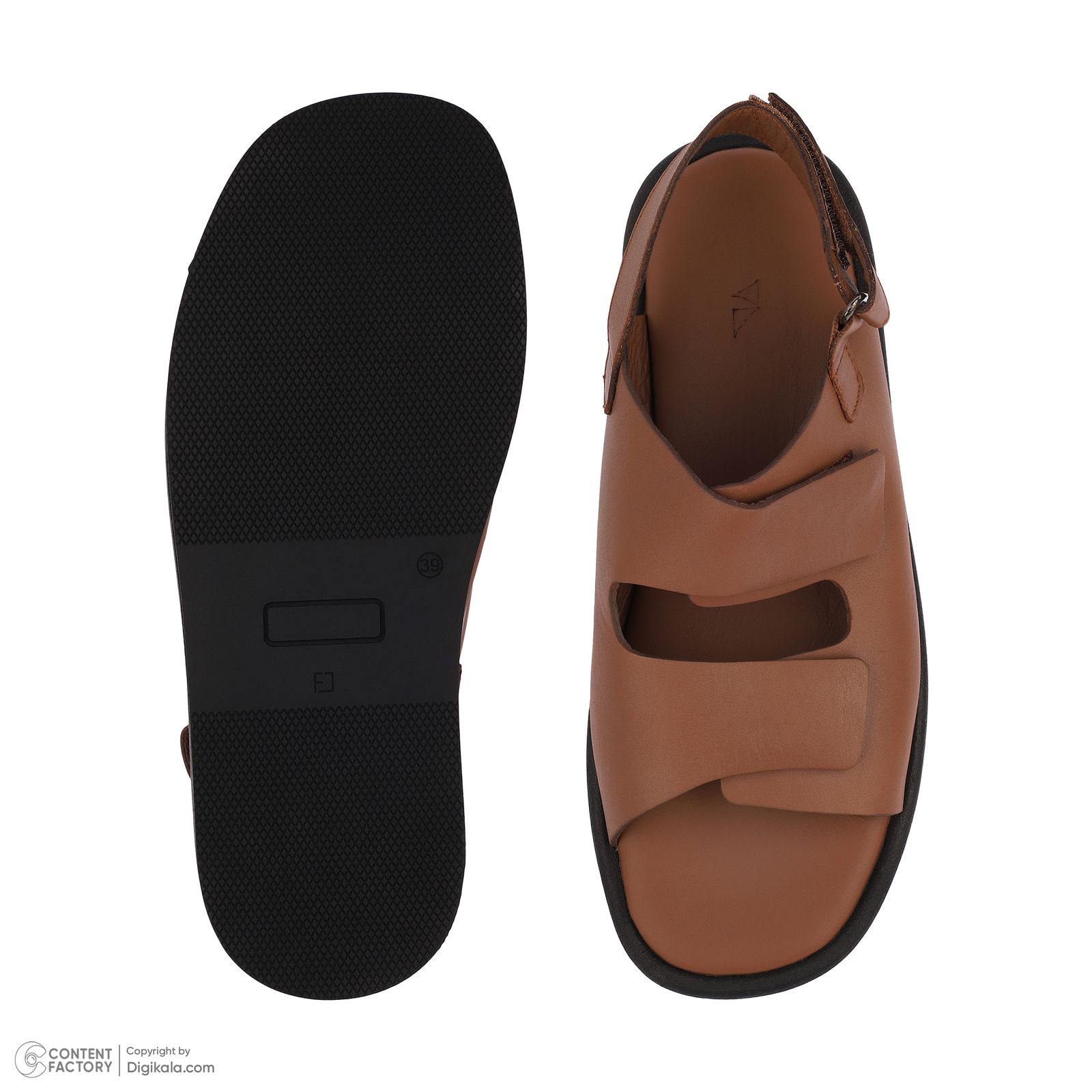 صندل زنانه چرم مشهد مدل J2706-014 -  - 7