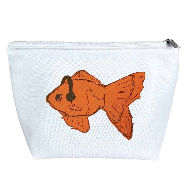 کیف لوازم آرایش دخترانه خندالو مدل ماهی کد 9156