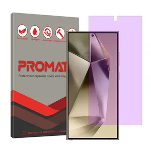 Promate Resistant model anti-violet screen protector suitable for Samsung Galaxy S24 Ultra mobile phone