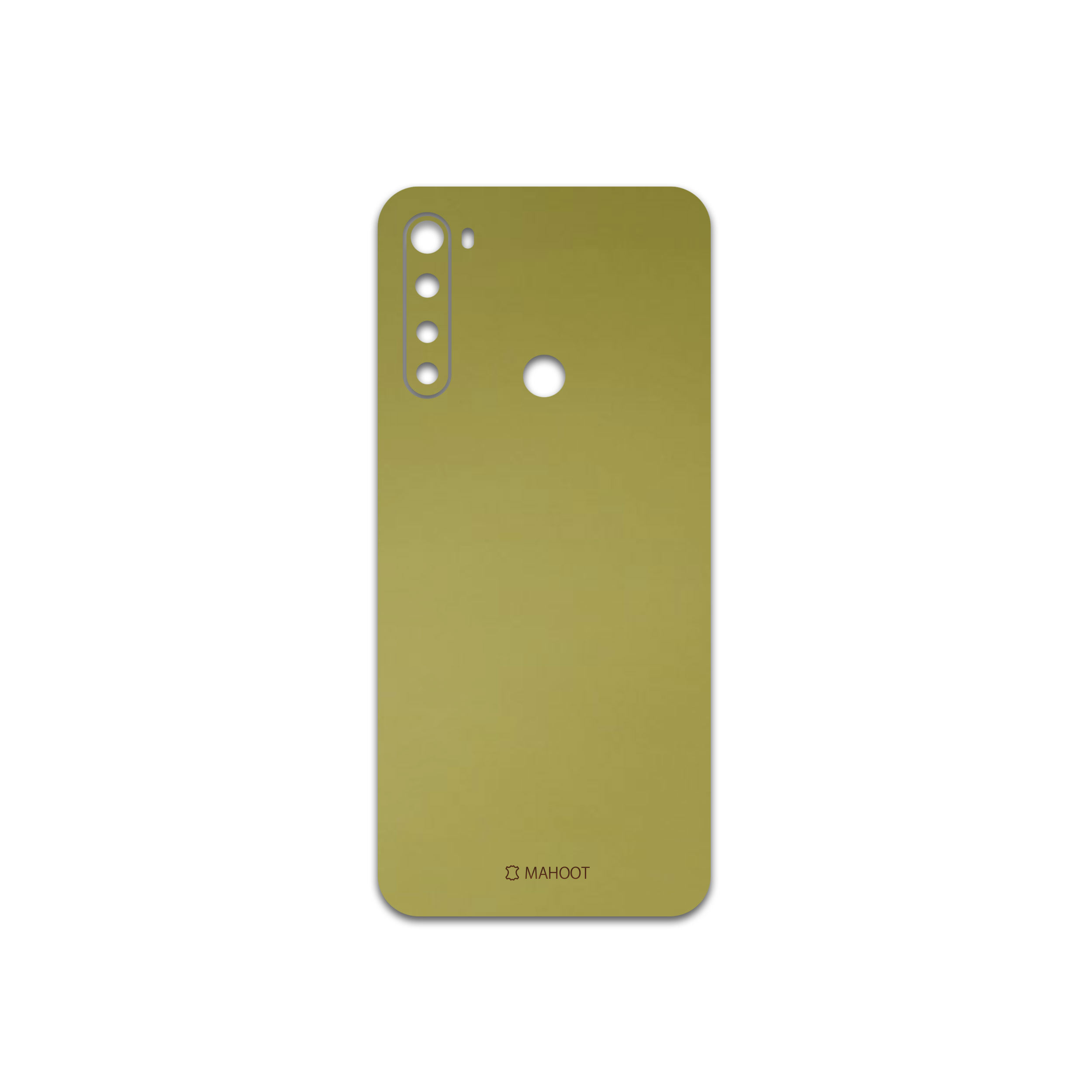 برچسب پوششی ماهوت مدل Matte-Gold مناسب برای گوشی موبایل شیائومی Redmi Note 8T