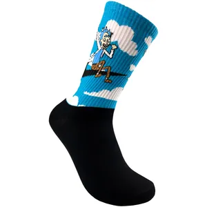 جوراب ساق بلند مدل ریک و مورتی 