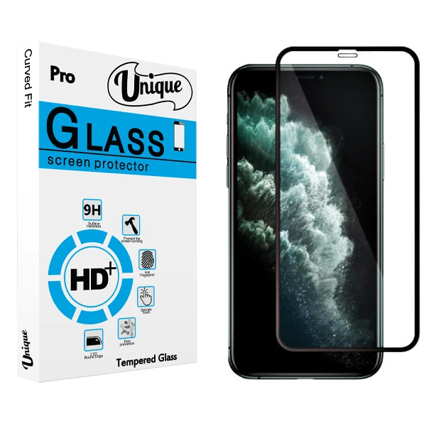 محافظ صفحه نمایش سرامیکی يونيک مدل +Clear مناسب برای گوشی موبایل اپل Iphone 11