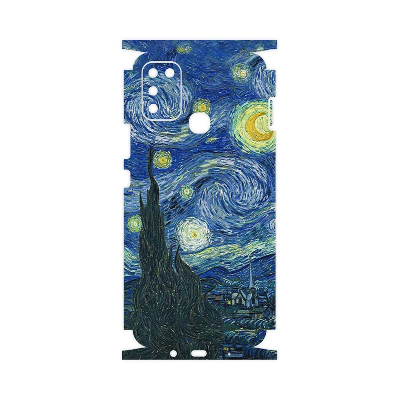برچسب پوششی ماهوت مدل The Starry Night of van Gogh-FullSkin مناسب برای گوشی موبایل اینفینیکس Hot 10 Play