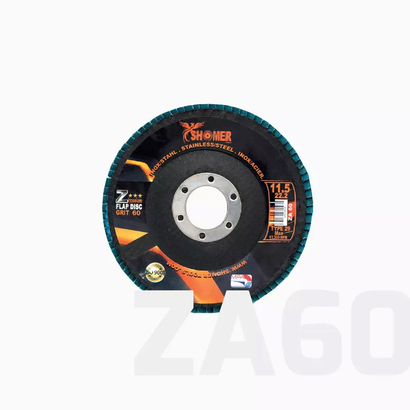 سنباده فلاپ دیسک شومر مدل P60 کد 11.5