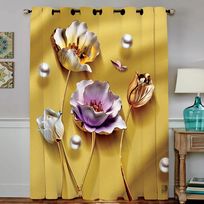 پرده رنس مدل CC4-50824 سایز 190x140 سانتی متر