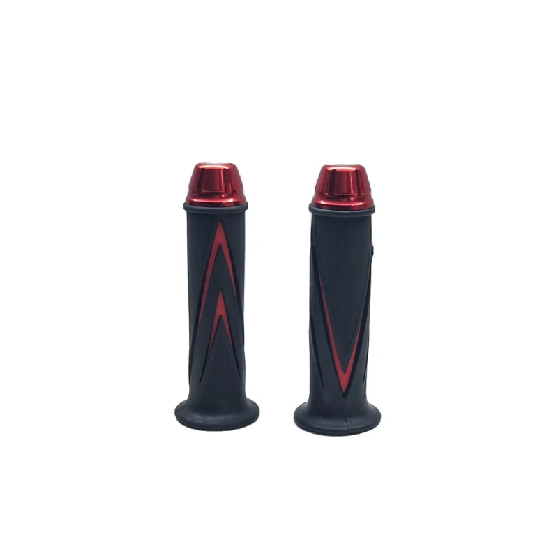 دسته گاز و وزنه فرمان موتور سیکلت مدل MRGRIP RED مجموعه دو عددی