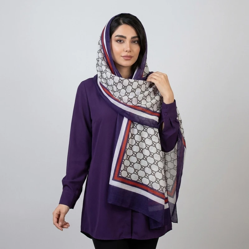 شال زنانه مدل نخی جدید کد sar-1730