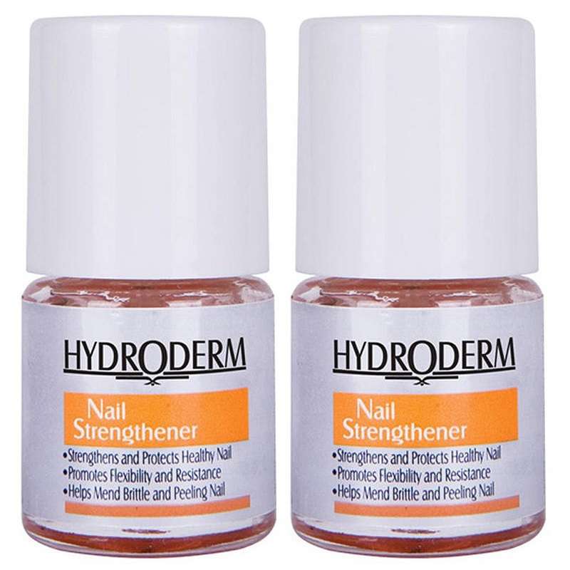 تقویت کننده ناخن هیدرودرم مدل استحکام بخش  حجم 8 میلی لیتر مجموعه 2 عددی