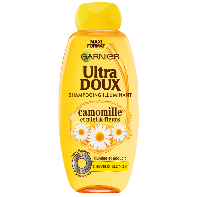 شامپو تقویت کننده مو گارنیه سری Ultra Doux مدل Camomille حجم 400 میلی لیتر 