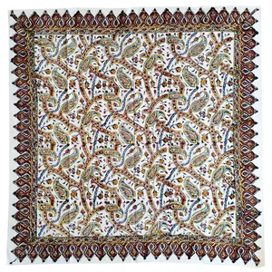 رومیزی قلمکار مدل بته جقه کد 80-80-BJ-CHN