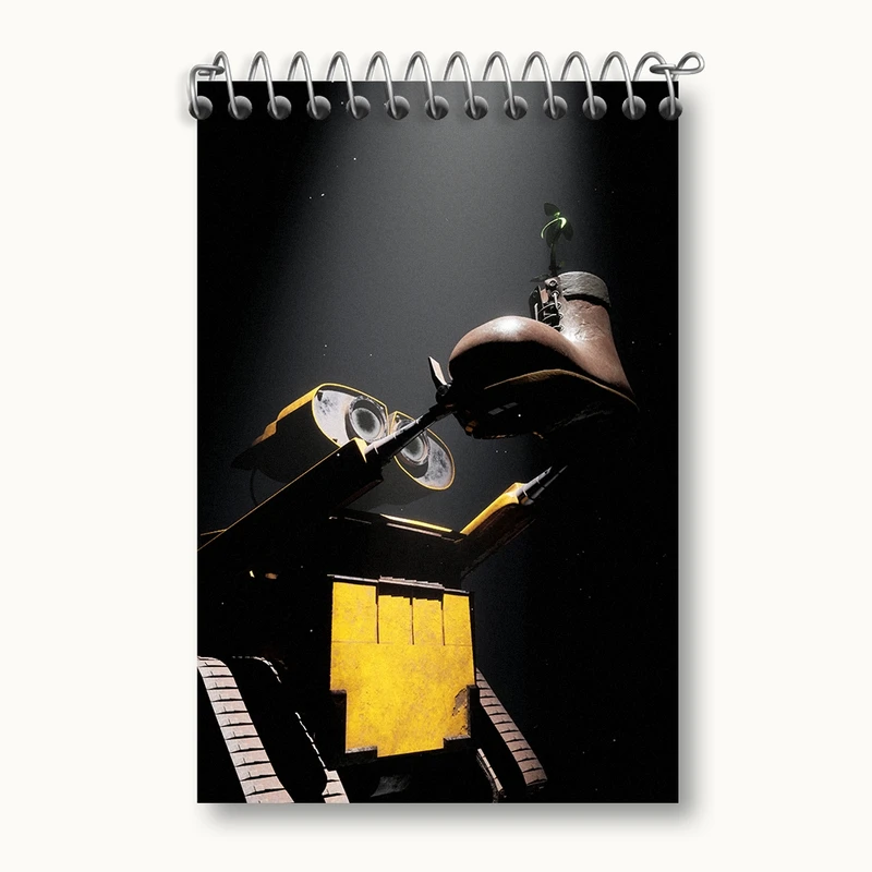 دفتر یادداشت 50 برگ خندالو مدل وال ای (WALL-E) کد F978