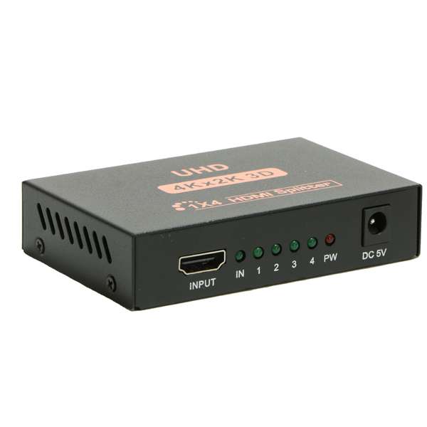 اسپلیتر 4 پورت HDMI مدل UHD اسپلیتر 4 پورت HDMI مدل UHD