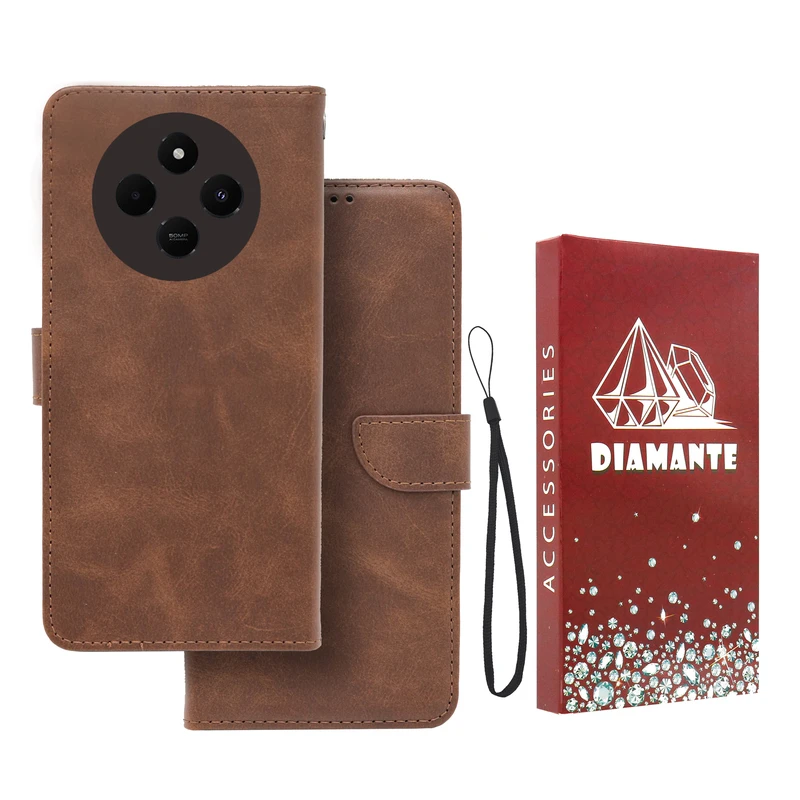 کیف کلاسوری دیامانته مدل Band Rd مناسب برای گوشی موبایل شیائومی Poco C75 به همراه بندآویز