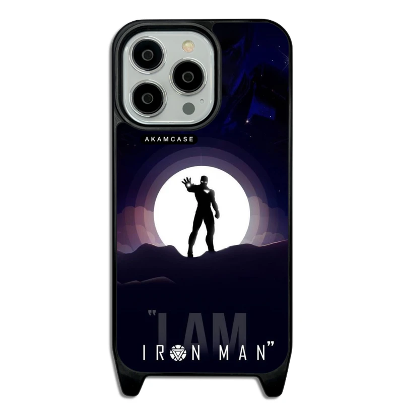 کاور آکام مدل AMCWLA13PRO-IRON MAN9 مناسب برای گوشی موبایل اپل iPhone 13 Pro