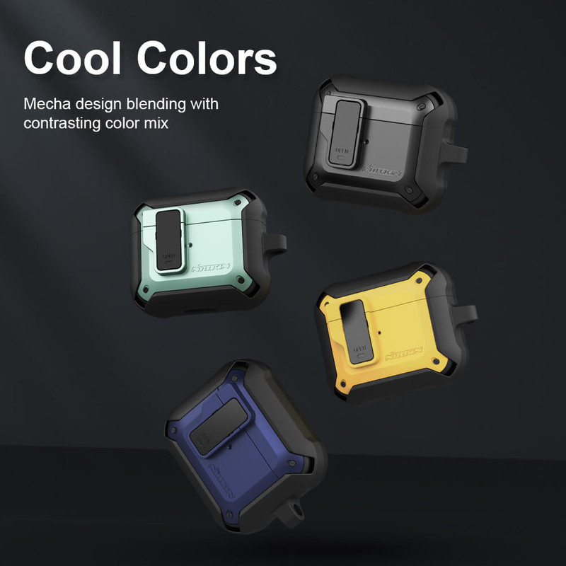 کاور نیلکین مدل Bounced Protective case مناسب برای کیس اپل AirPods 3