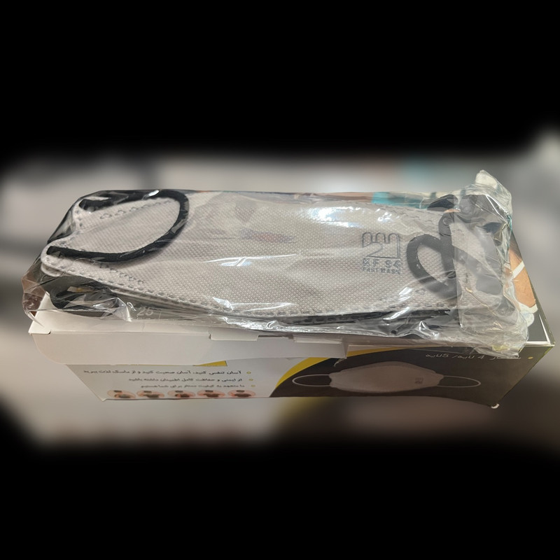 ماسک تنفسی مدل 4 لایه بسته 25 عددی