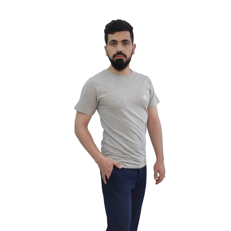 تی شرت آستین کوتاه مردانه مدل یقه گرد