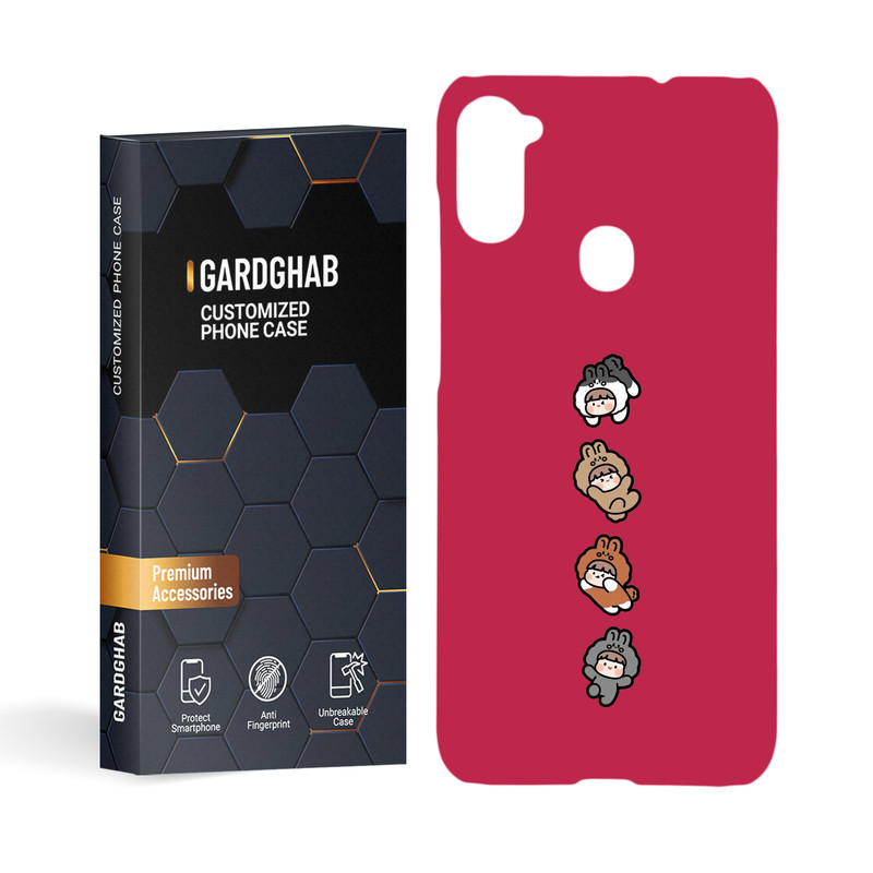 کاور گارد قاب مدل دخترانه مناسب برای گوشی موبایل سامسونگ galaxy a11
