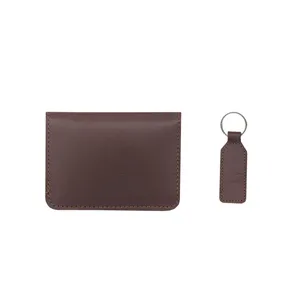 ست هدیه زیگزا مدل چرم طبیعی A04