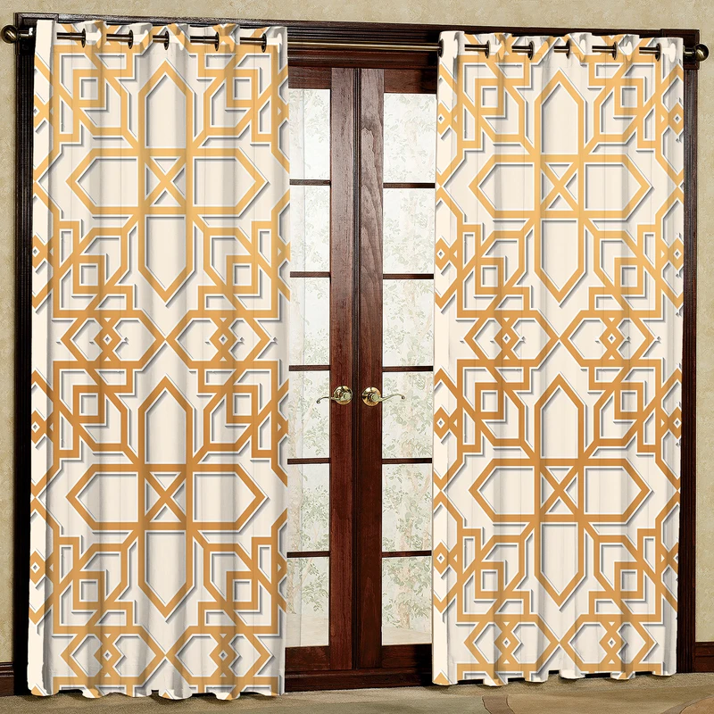 پرده مدل هازان پانچی کد 1901a سایز 140x200 سانتی متر