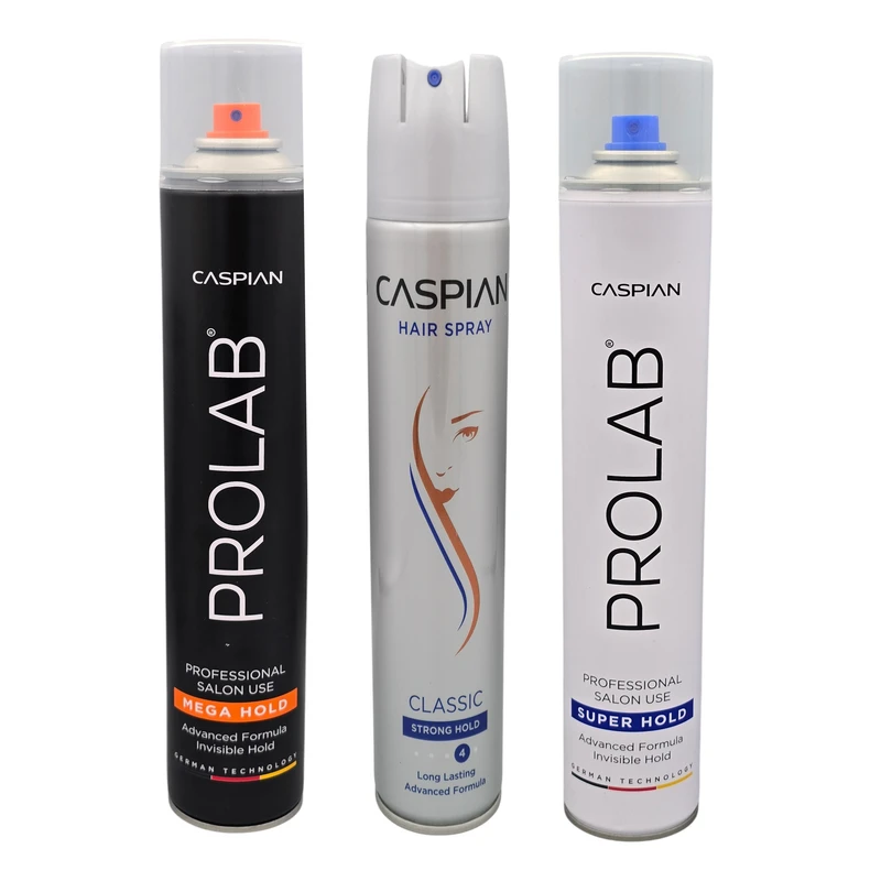 اسپری مو کاسپین مدل Classic Prolab حجم 500 میلی لیتر بسته 3 عددی