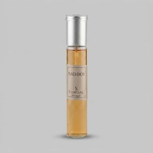 عطر جیبی مردانه صندل مدل Bad boy با رایحه خنک حجم 25 میلی‌لیتر