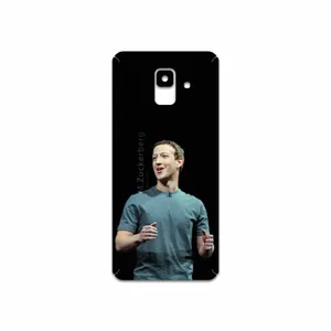 MAHOOT Mark Zuckerberg Cover Sticker for Samsung Galaxy A6 2018
